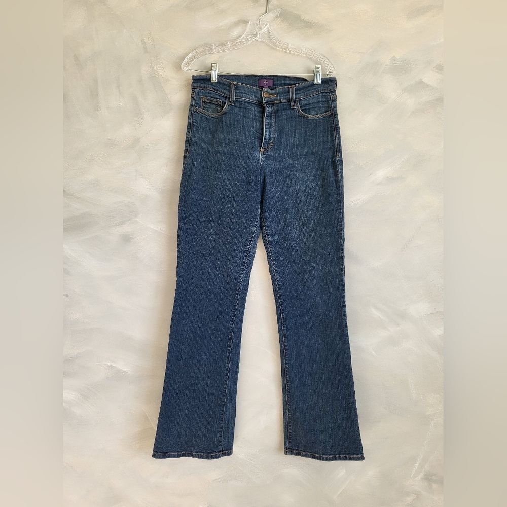 NYDJ High Waist Boot cut Jeans Size 10 Medium Wash